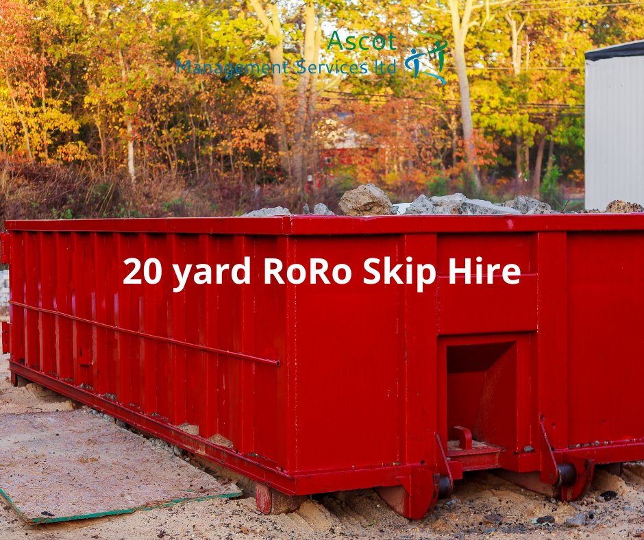 20 yard high Sided Skipping Hire in Glasgow by Ascot Management Services Ltd